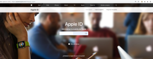 Falsa página de Apple ID