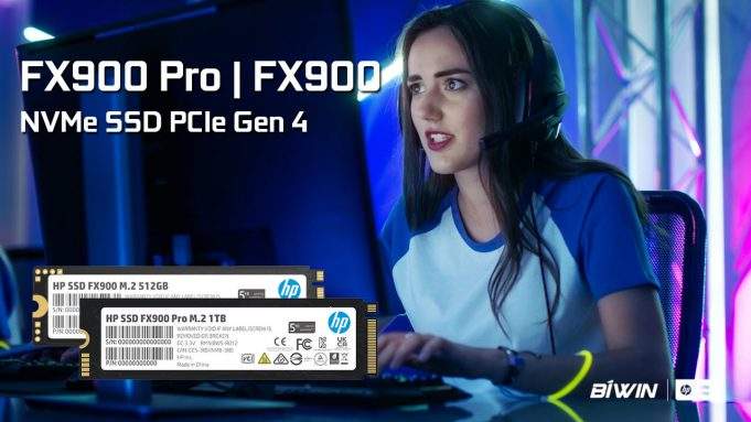 HP FX900 512GB NVMe Gen 4 SSD