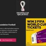 Un ejemplo de una página de phishing que ofrece ganar 2 boletos de la FIFA