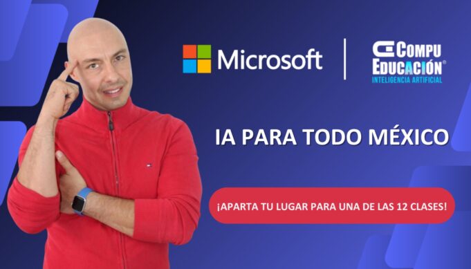 Engel Fonseca vocero de IA para todo México junto a Microsoft y Compu Educación
