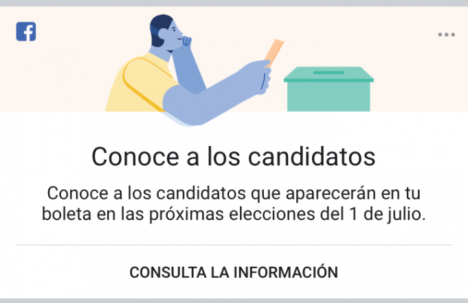 Facebook protege las elecciones mexicanas