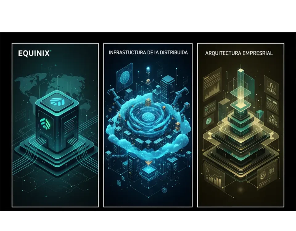 infraestructura de IA distribuida de Equinix conectando edge y nube