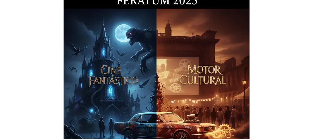 Cartel oficial de FERATUM 2025 con monstruos marinos inspirado en el lago de Pátzcuaro