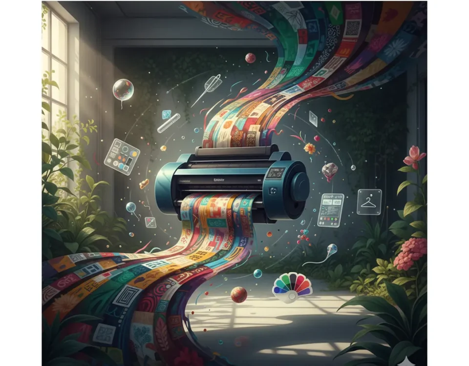 Impresión digital textil de Epson aplicada en telas de algodón y poliéster para producción creativa