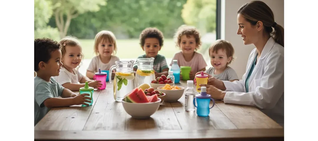 Hidratación en bebés durante la alimentación complementaria