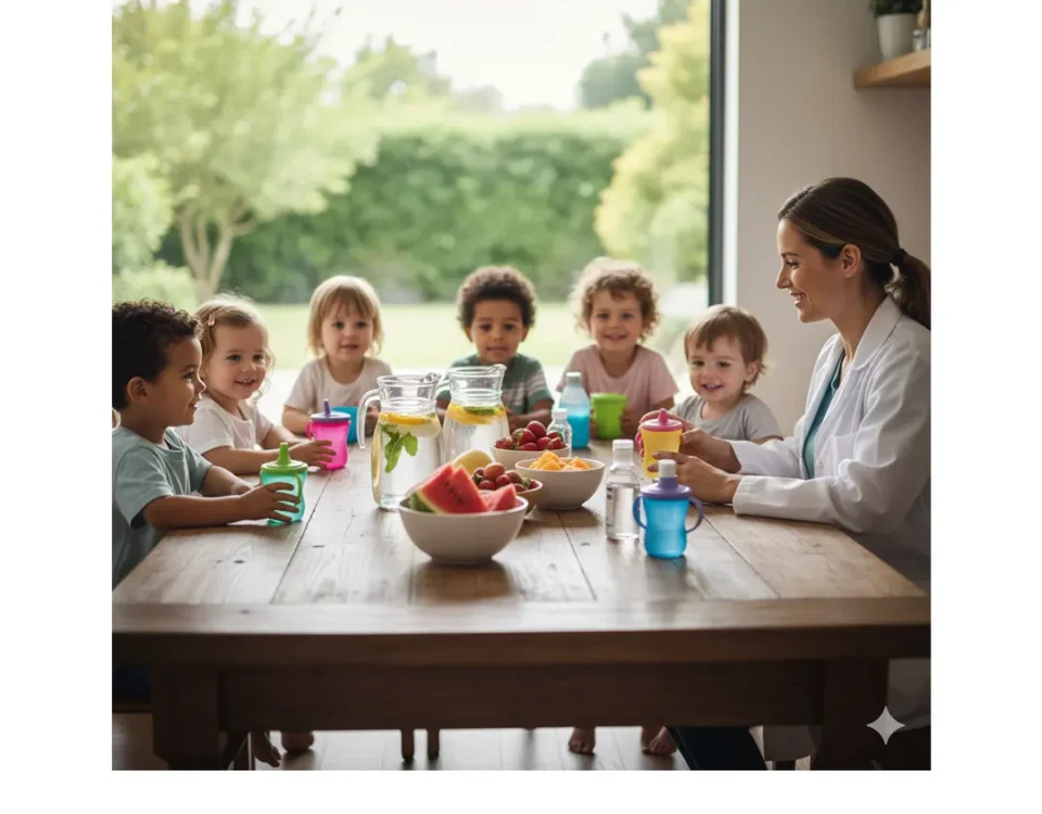Hidratación en bebés durante la alimentación complementaria
