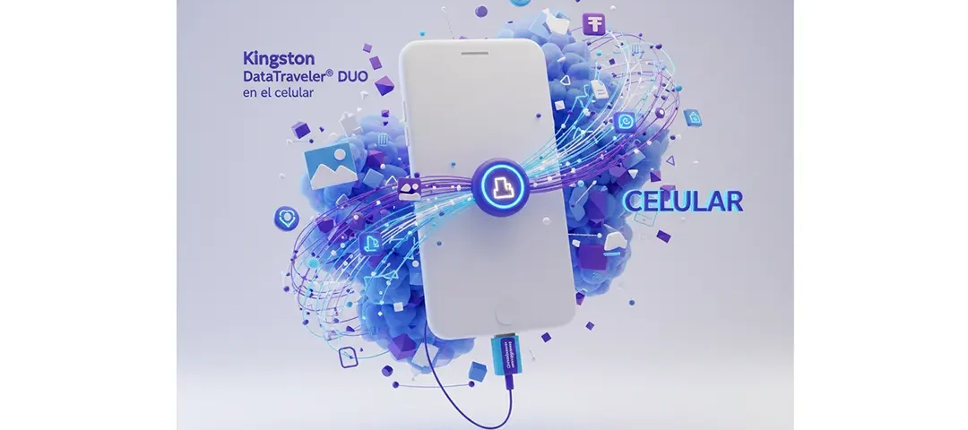 USB Kingston DataTraveler DUO con doble conector para celular y computadora