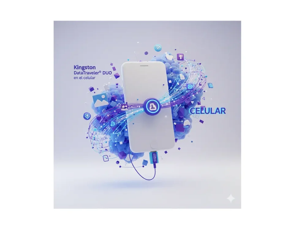 USB Kingston DataTraveler DUO con doble conector para celular y computadora