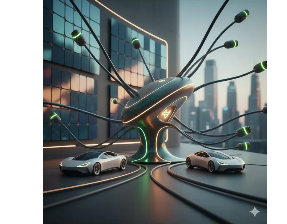 Hub urbano de infraestructura de recarga para vehículos eléctricos de VEMO en Ciudad de México