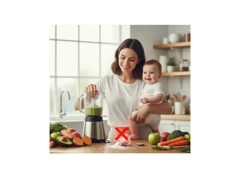 Alimentación saludable para bebés sin sodio durante el primer año de vida