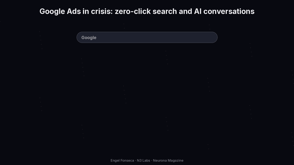 Google Ads in crisis: search atomizes into AIs