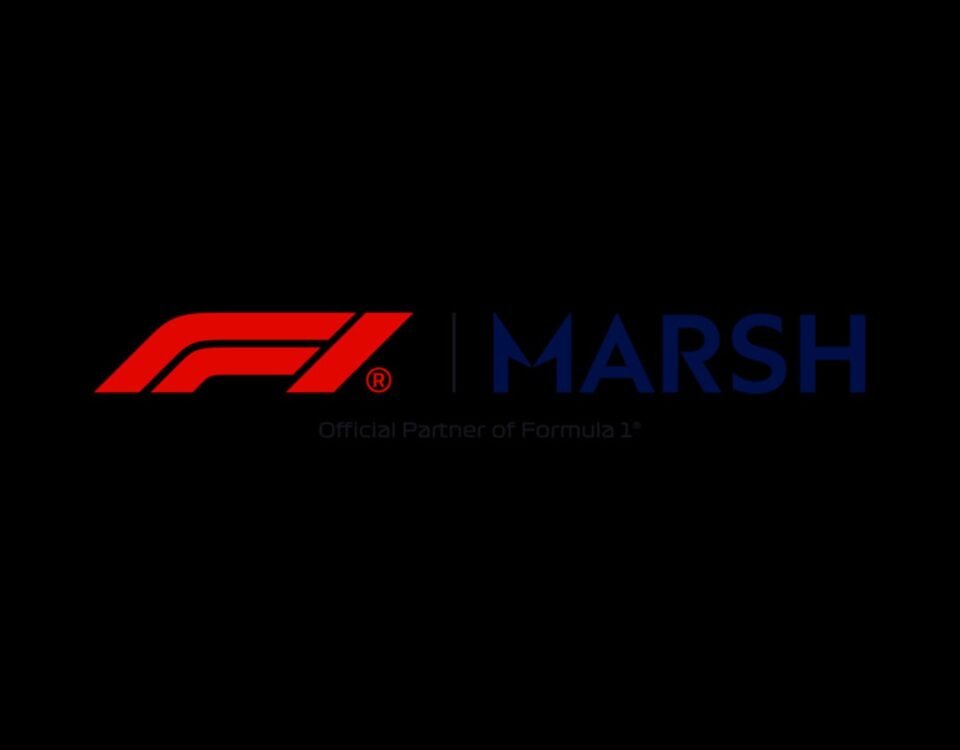Logotipos de Formula 1 y Marsh