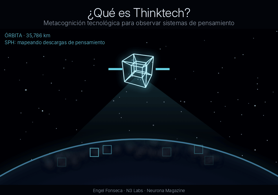¿Qué es Thinktech? Satélite Thinktech en órbita mapeando relámpagos de pensamiento